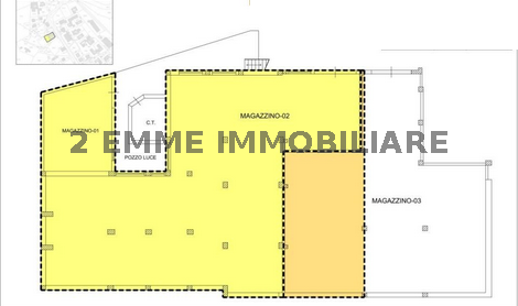 4998 - MAGAZZINO  VENDITA FOLIGNANO ZONA VILLA PIGNA - € 105.000