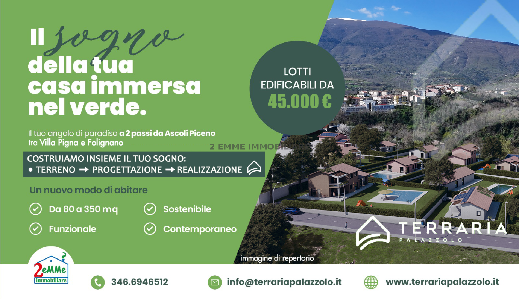 5025 - TERRENO VENDITA FOLIGNANO ZONA FOLIGNANO - € 45.000